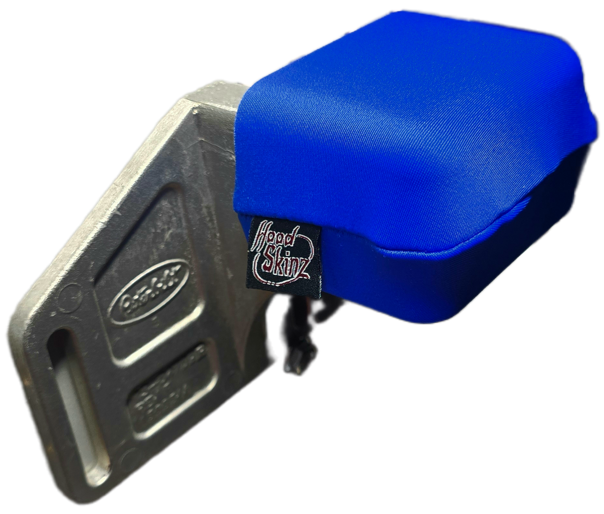 Hood Skinz Blue Single Pair - Hood Skinz are a low-friction sleeve, handcrafted in the USA, to fit the upper hood supports of your Peterbilt 365, 367, 378, 379, 384, 386, 388, and 389 models.