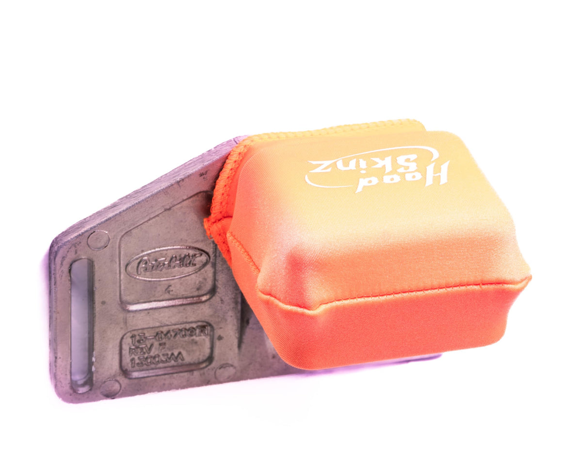Hood Skinz Neon Orange Single Pair - Hood Skinz are a low-friction sleeve, handcrafted in the USA, to fit the upper hood supports of your Peterbilt 365, 367, 378, 379, 384, 386, 388, and 389 models.