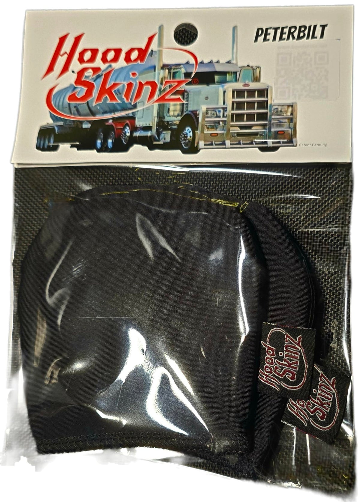 Hood Skinz Black Single Pair - Hood Skinz are a low-friction sleeve, handcrafted in the USA, to fit the upper hood supports of your Peterbilt 365, 367, 378, 379, 384, 386, 388, and 389 models.