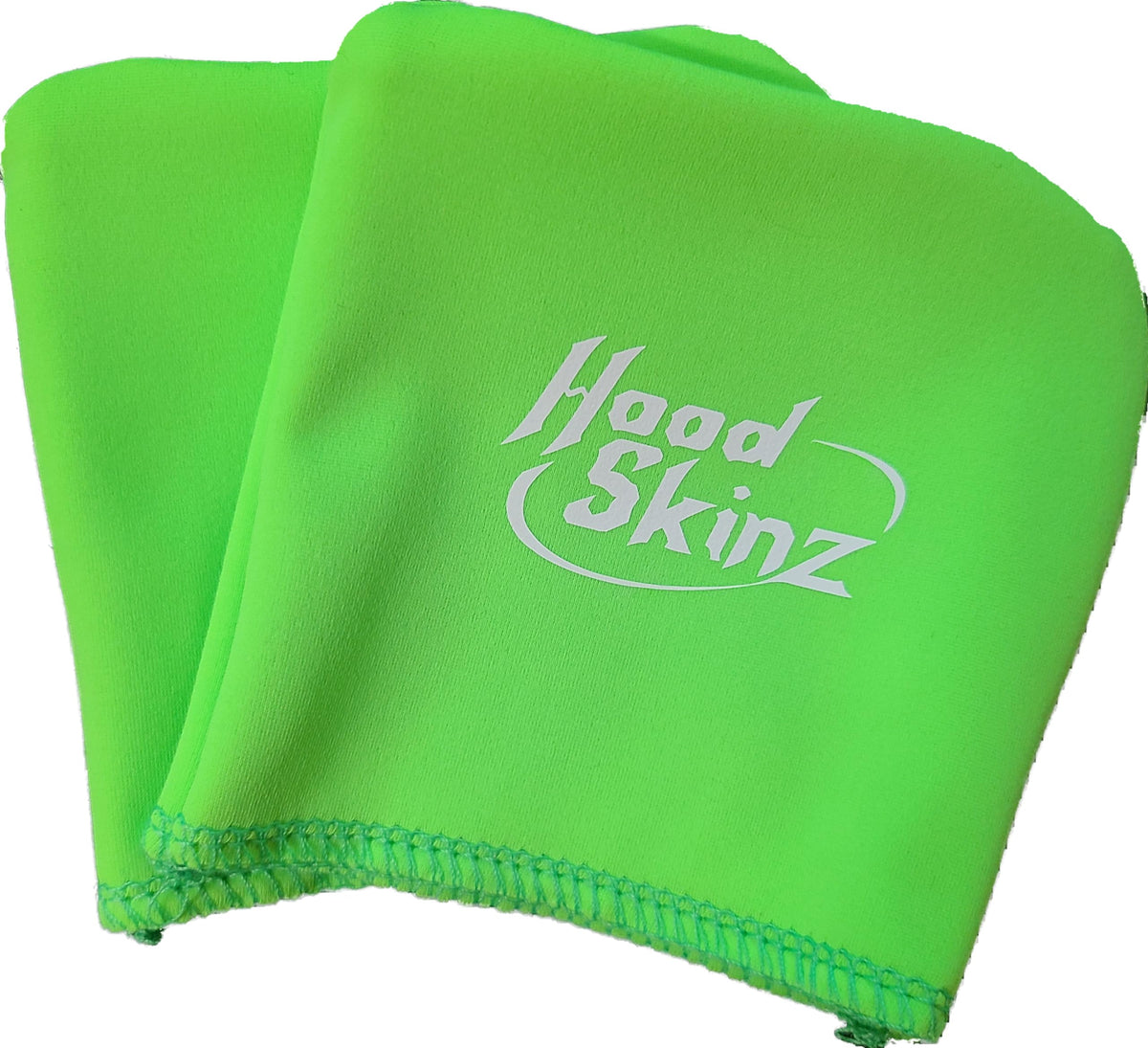 Hood Skinz Neon Green Single Pair - Hood Skinz are a low-friction sleeve, handcrafted in the USA, to fit the upper hood supports of your Peterbilt 365, 367, 378, 379, 384, 386, 388, and 389 models.