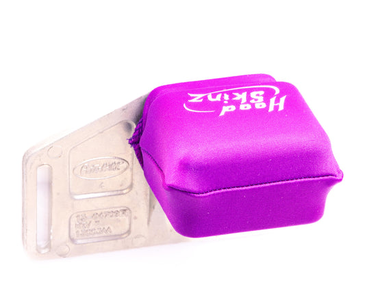 Hood Skinz Purple Single Pair - Hood Skinz are a low-friction sleeve, handcrafted in the USA, to fit the upper hood supports of your Peterbilt 365, 367, 378, 379, 384, 386, 388, and 389 models.