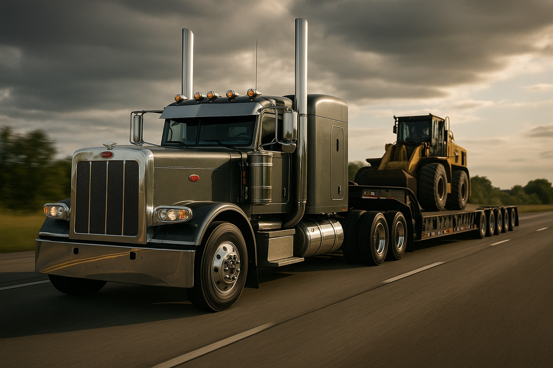 can you make the trailer a low boy and the exhaust pipe straight and 8 inch